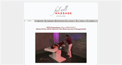 Desktop Screenshot of feelwell-massage.de